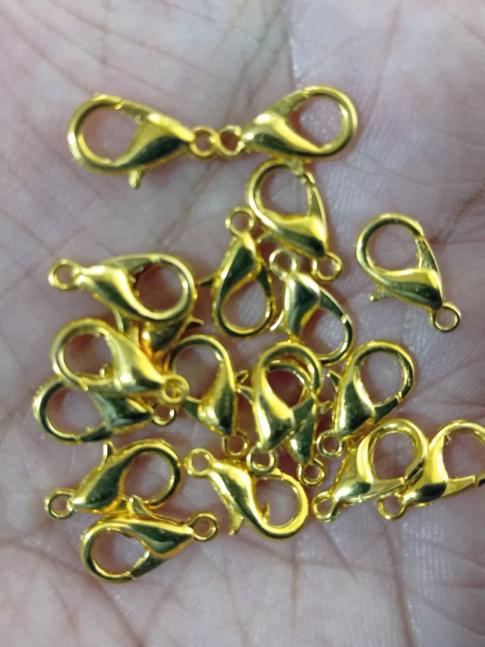 Gold Tone Lobster Clasp - 100pcs
